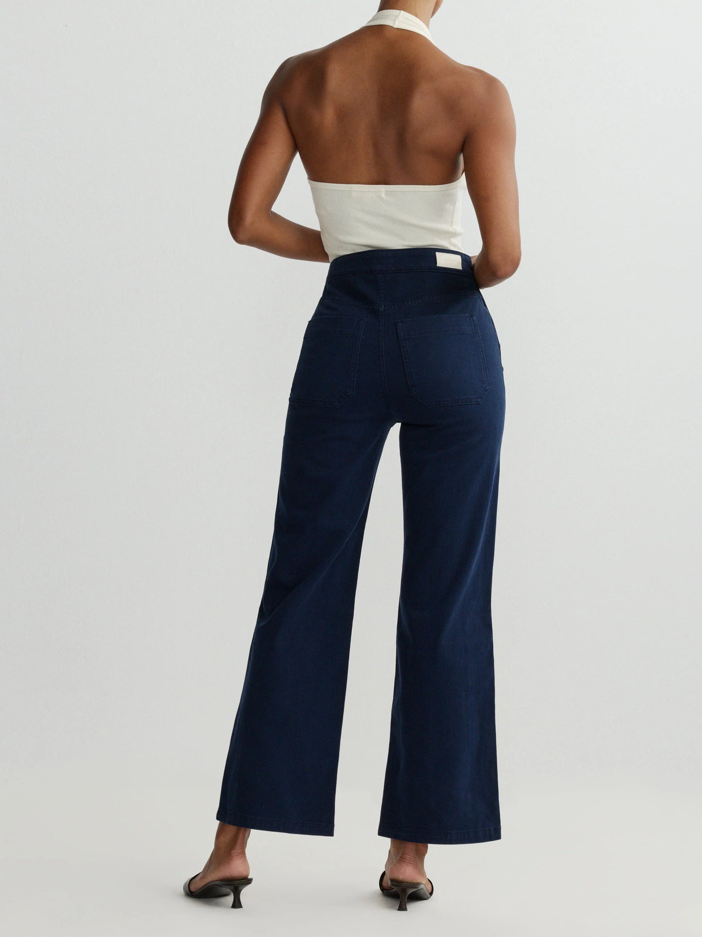 DL1961 - Karmine Refined Wide Leg - Bright Navy