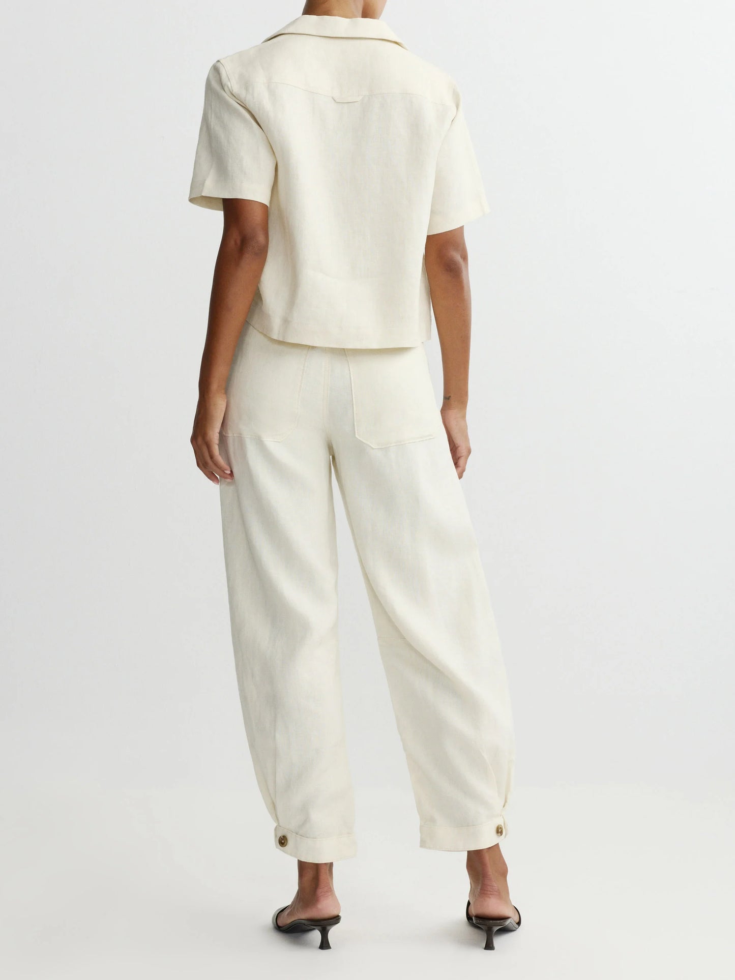 DL1961 - Hampton Shirt Short Sleeve - Flax Linen