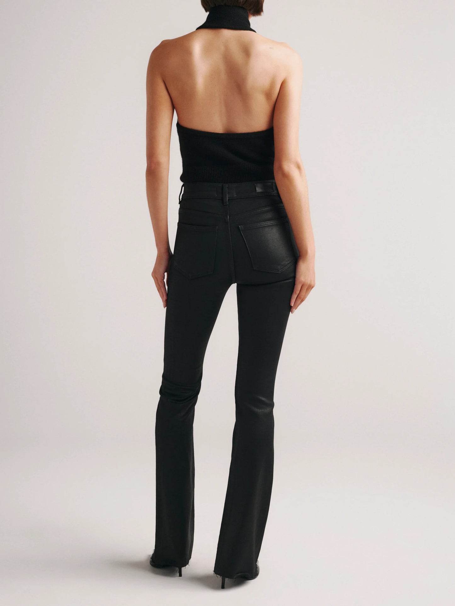 DL1961 - Bridget Boot High Rise Instasculpt Jeans - Black Coated