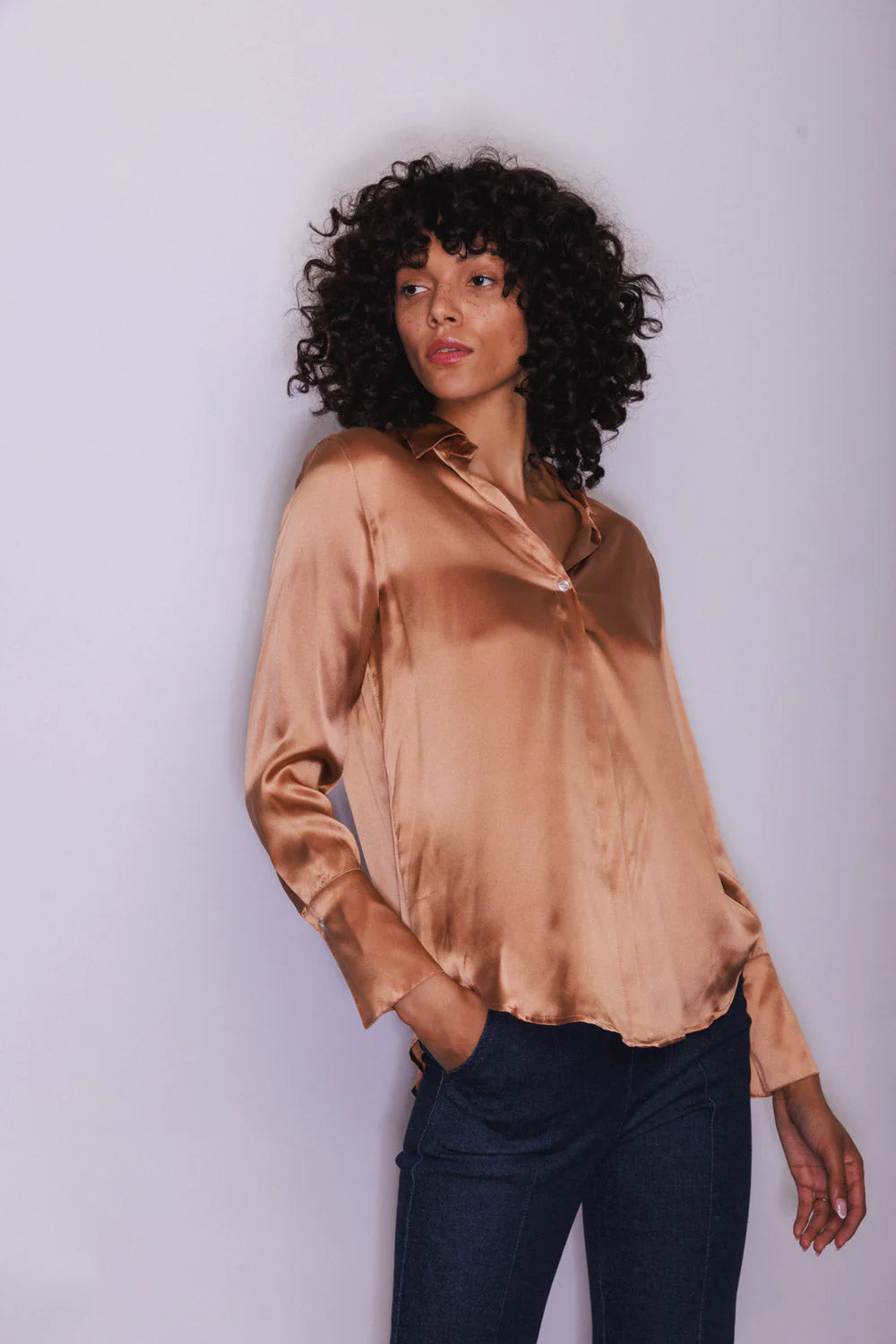 Catherine Gee - Daria Blouse - Bronze