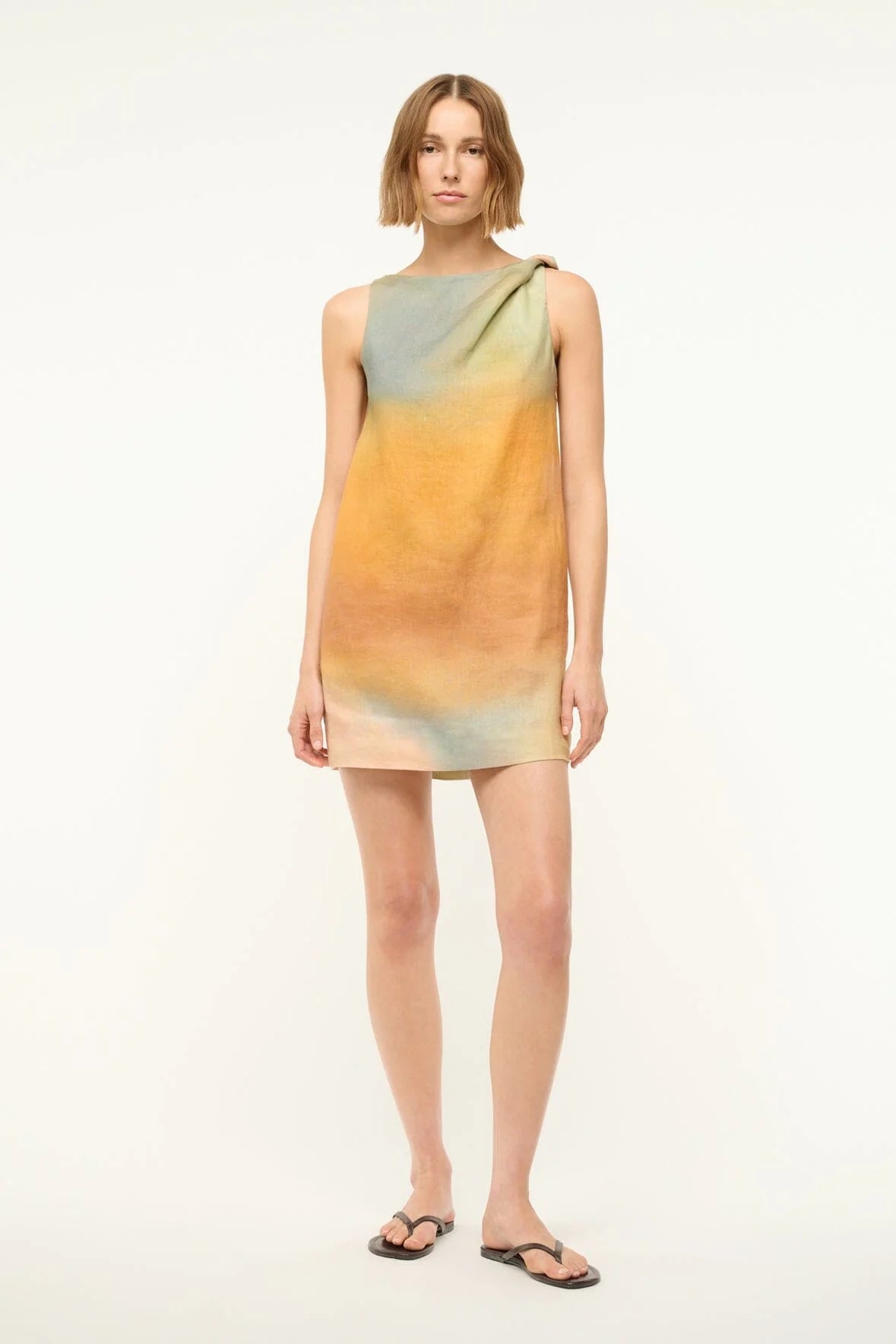 Staud Boa Linen Pastel Colors