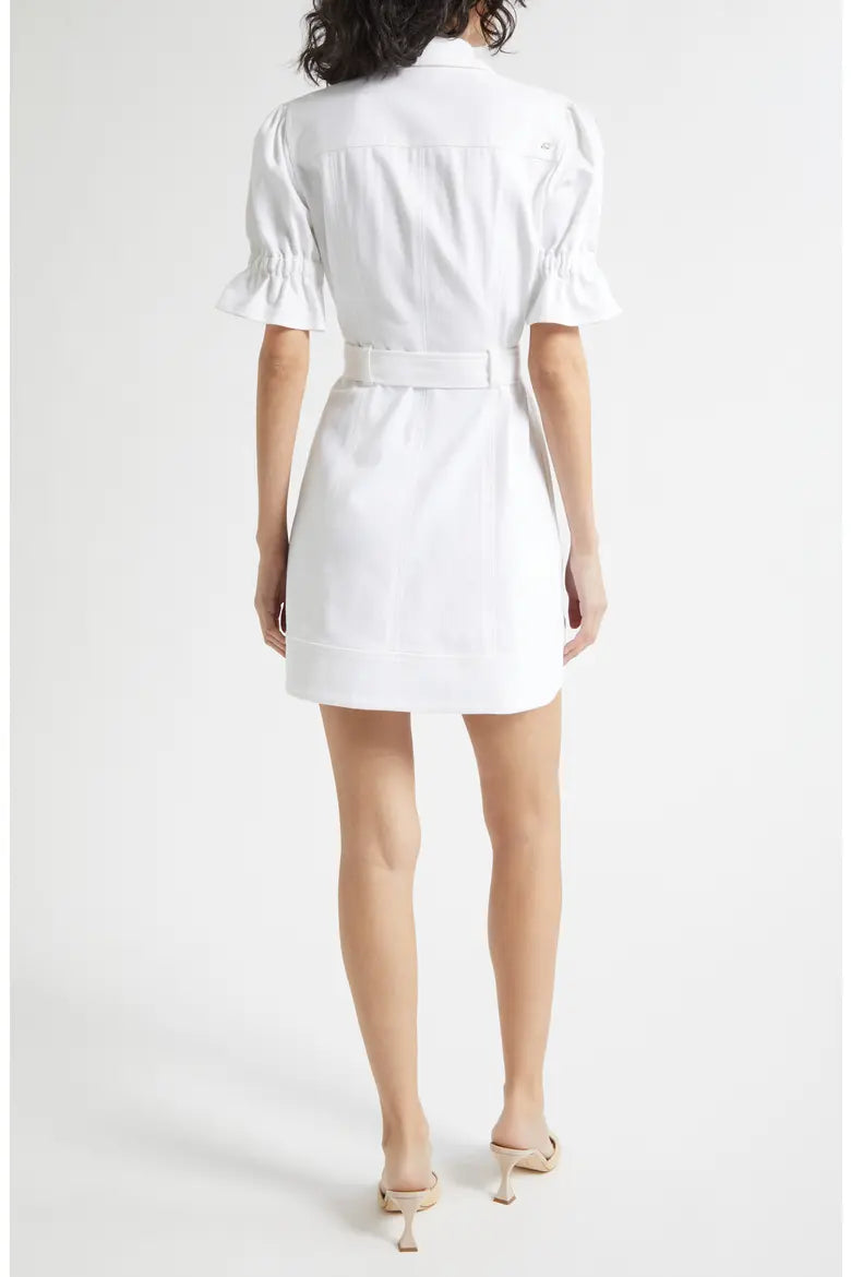 Cinq a Sept-White Holly Denim Dress