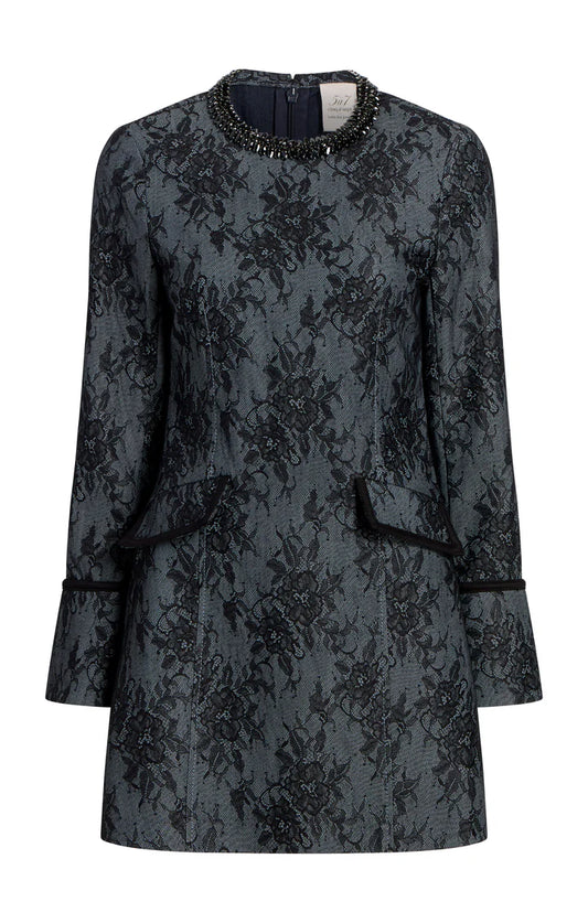 Cinq a Sept-Bonded Lace Reina Dress