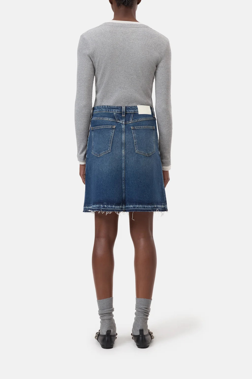 Closed Skirt Stover X in Dark Blue