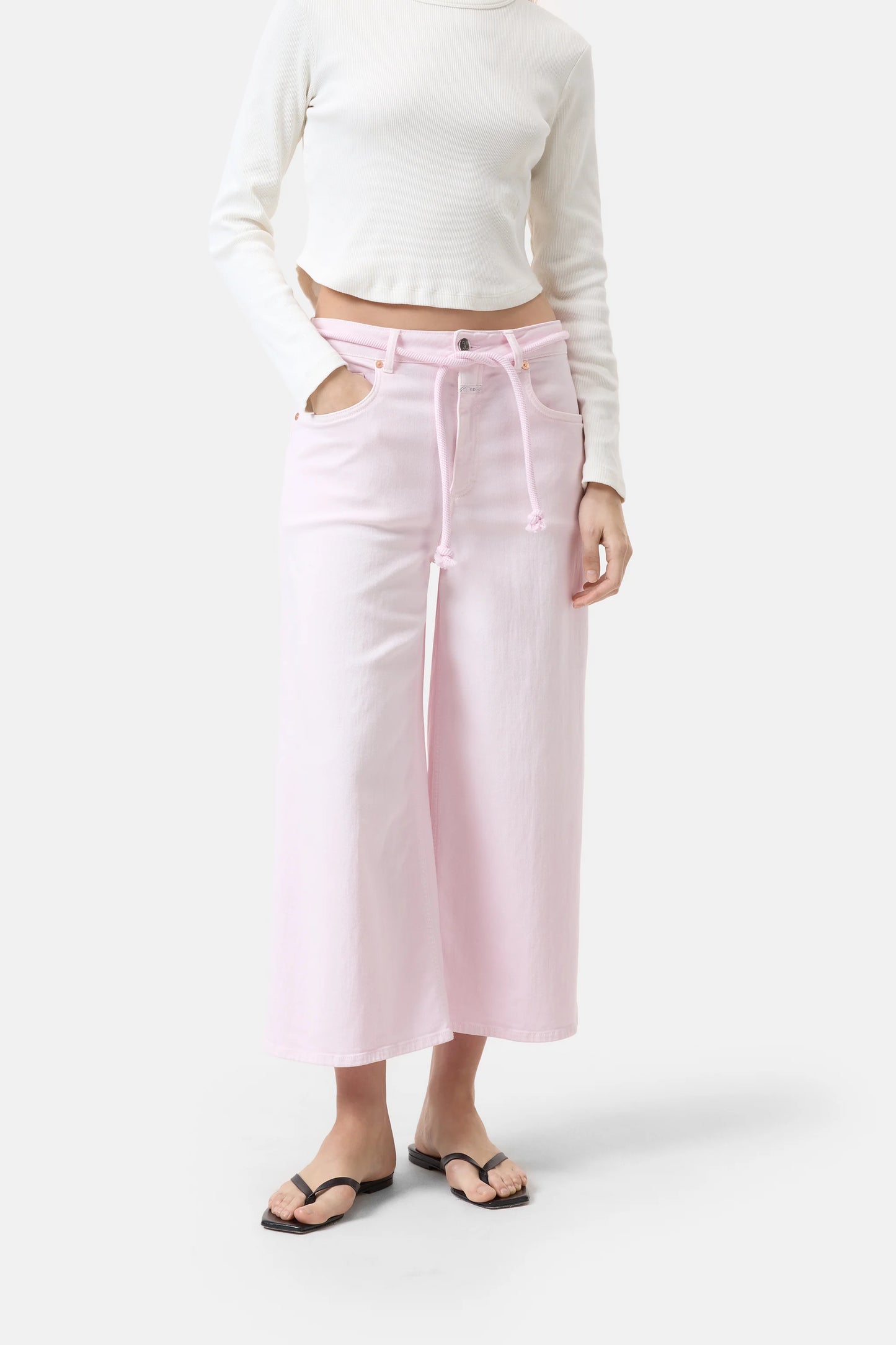 Closed-Wide Jeans-Lyna in Milkshake Pink