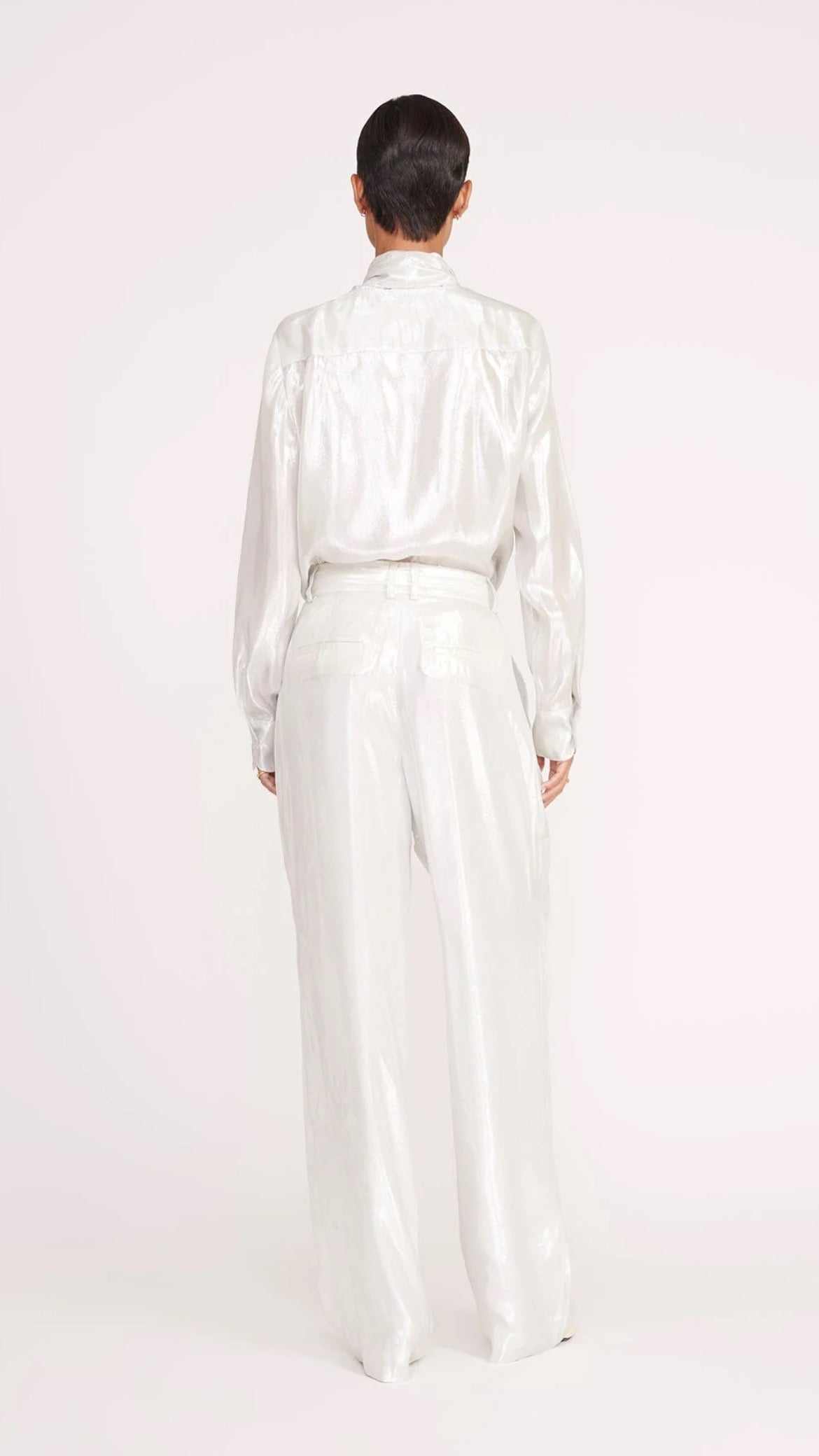 Staud- Luisa Pant- Silver