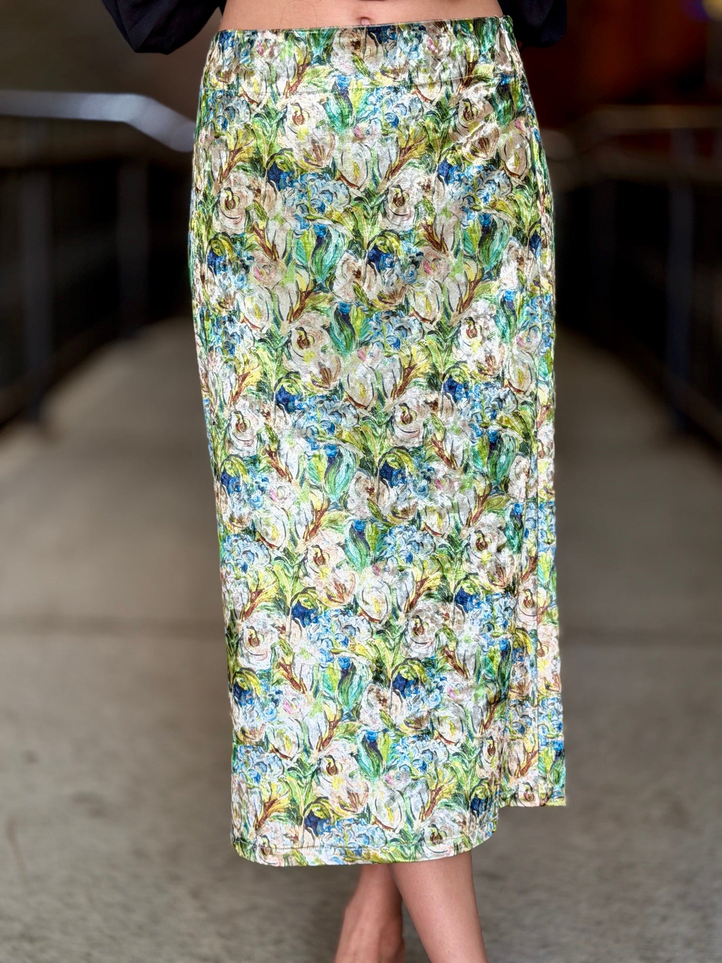 Janet Howard - Janelle Skirt - Velvet Floral
