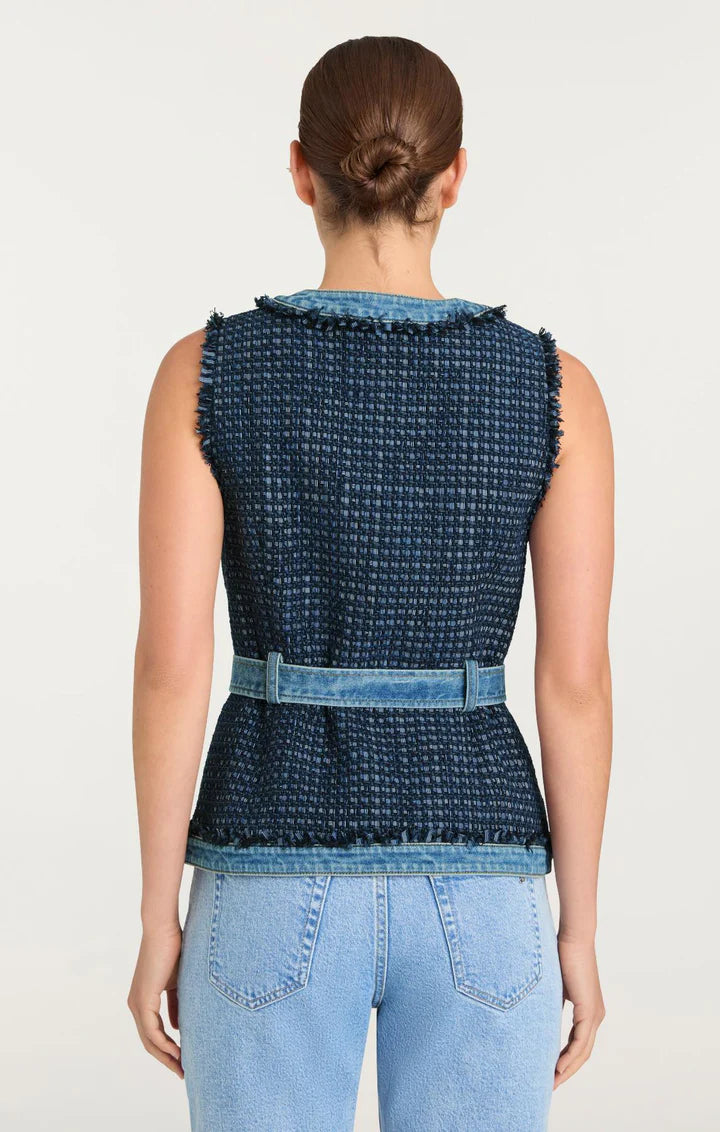 Cinq a Sept - Joans Vest - Blue Haze/Indigo Multi