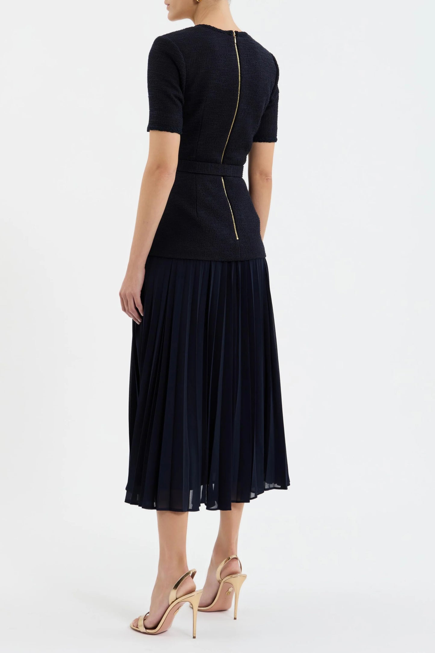 Rebecca Vallance Jonie Midi Navy Dress