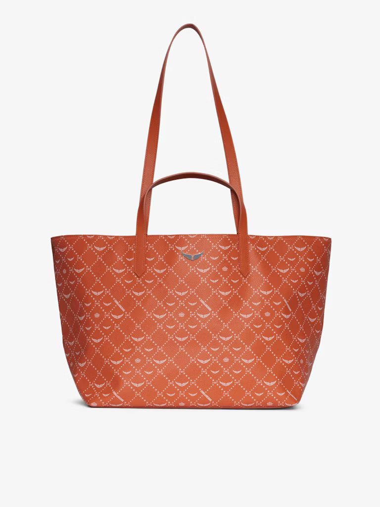 Zadig Z Shopper XL Monogram Bag in Flame