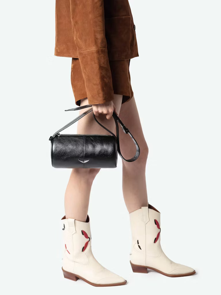 Zadig & Voltaire Le Doudou Black Barrel Bag