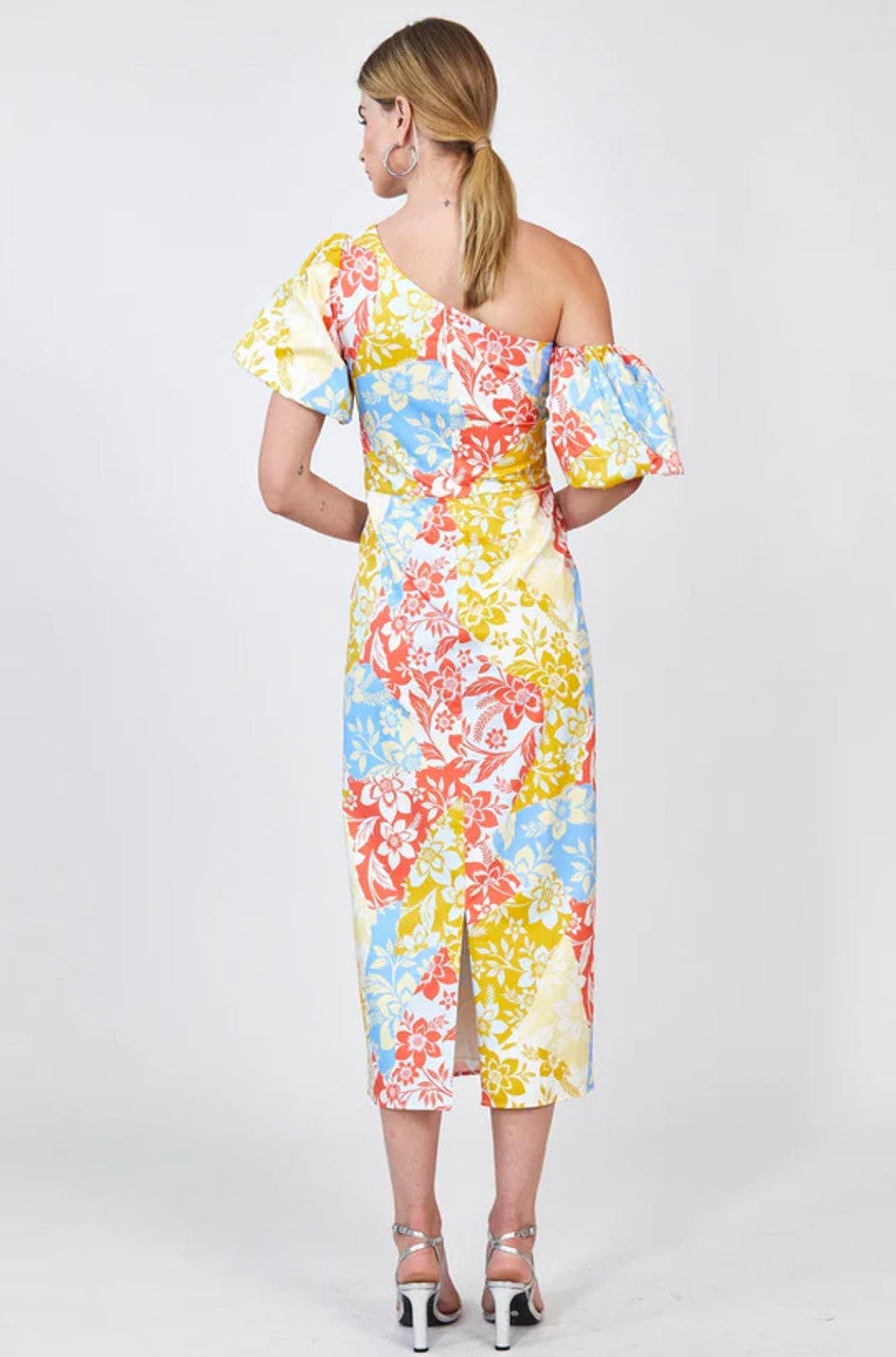 Hunter Bell- Margot Dress- Flower Patchwork