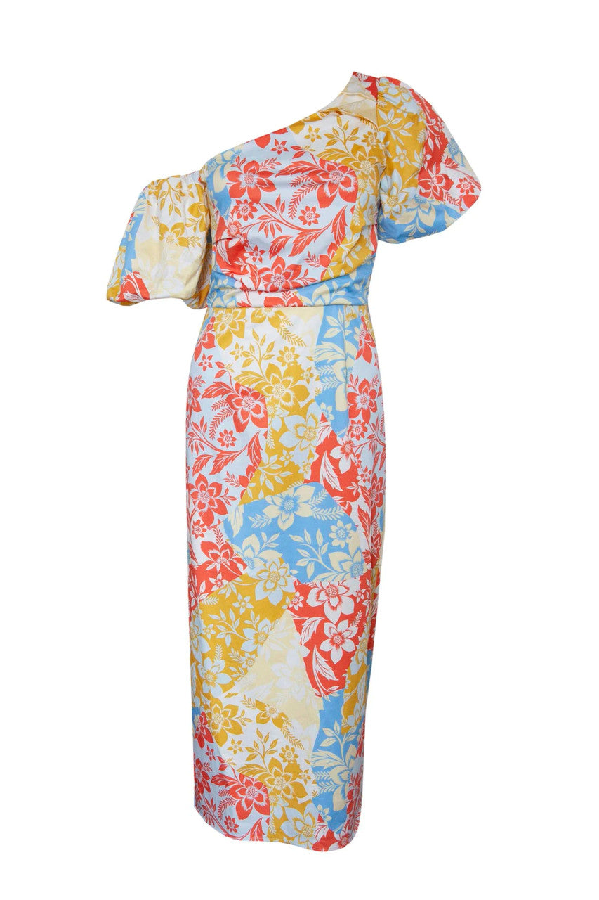 Hunter Bell- Margot Dress- Flower Patchwork