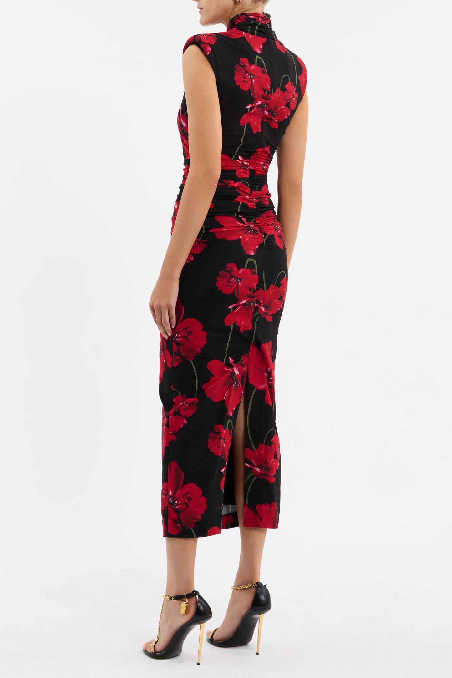 Rebecca Vallance-Poppy Fields Midi Dress