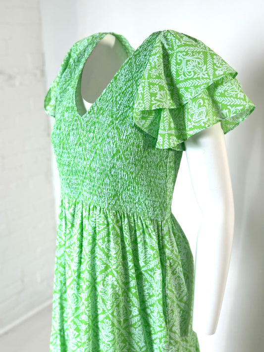 Banjanan- Ira Dress- Tile Print     Last One