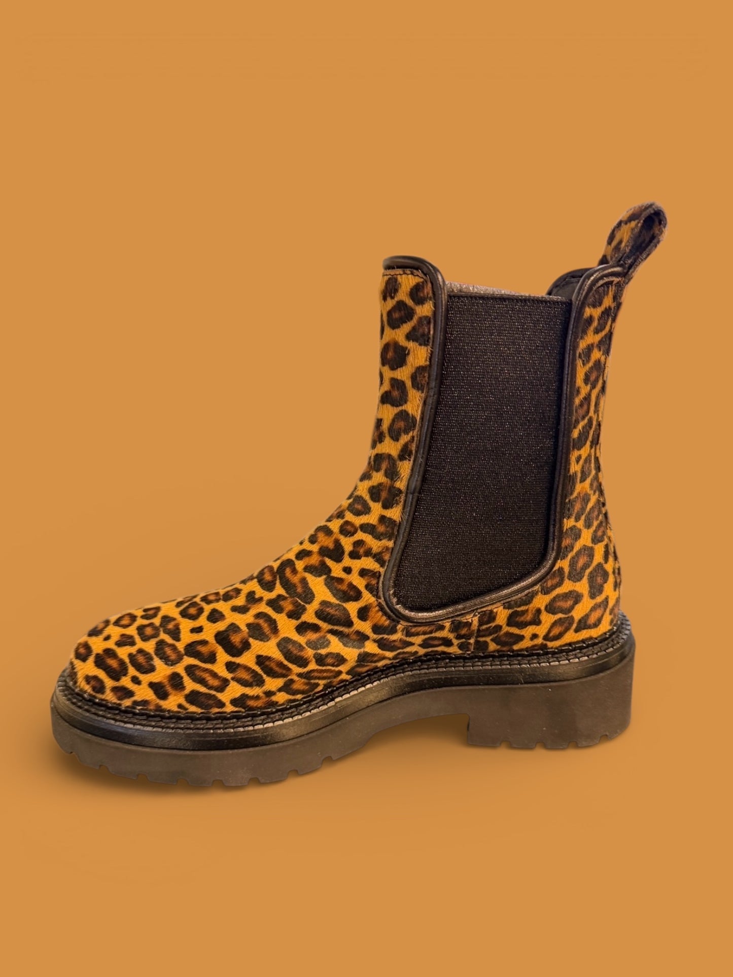 Homers Kenia Caramel Boots - Leopard