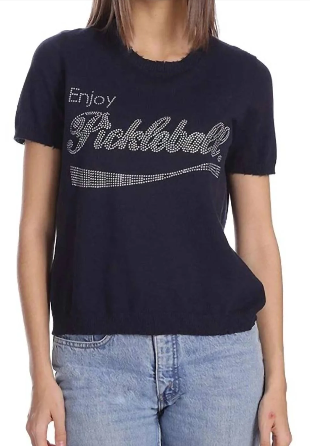 Minnie Rose - Enjoy Pickleball - Navy