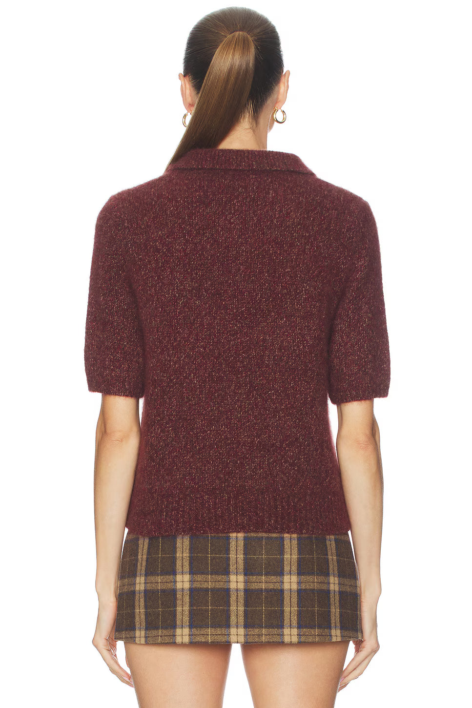 W. Cashmere - Luna Polo Short Sleeve - Vixen