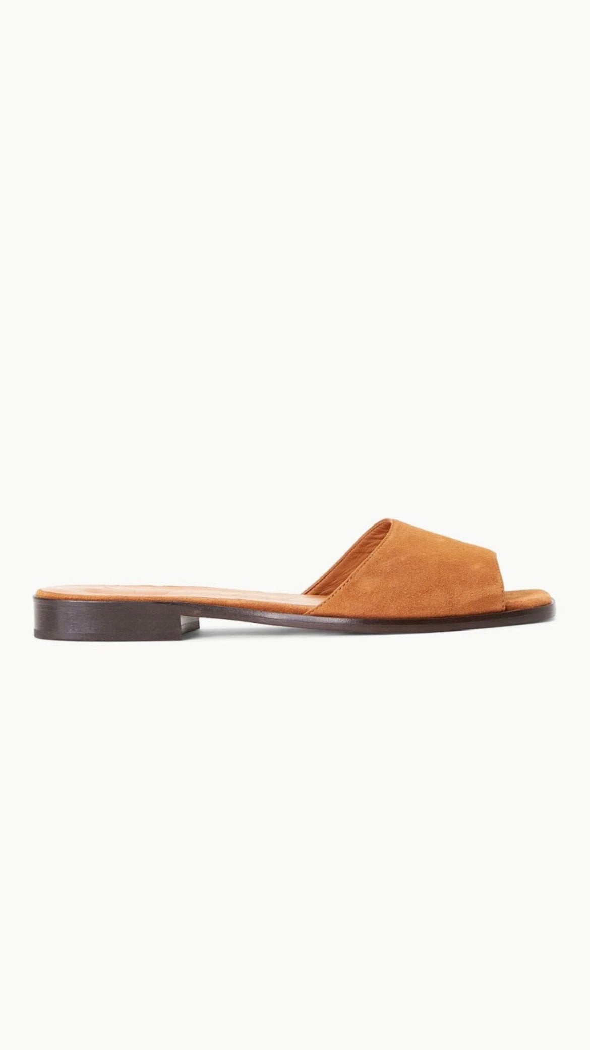 Staud- Caspian Slide- Tan Suede