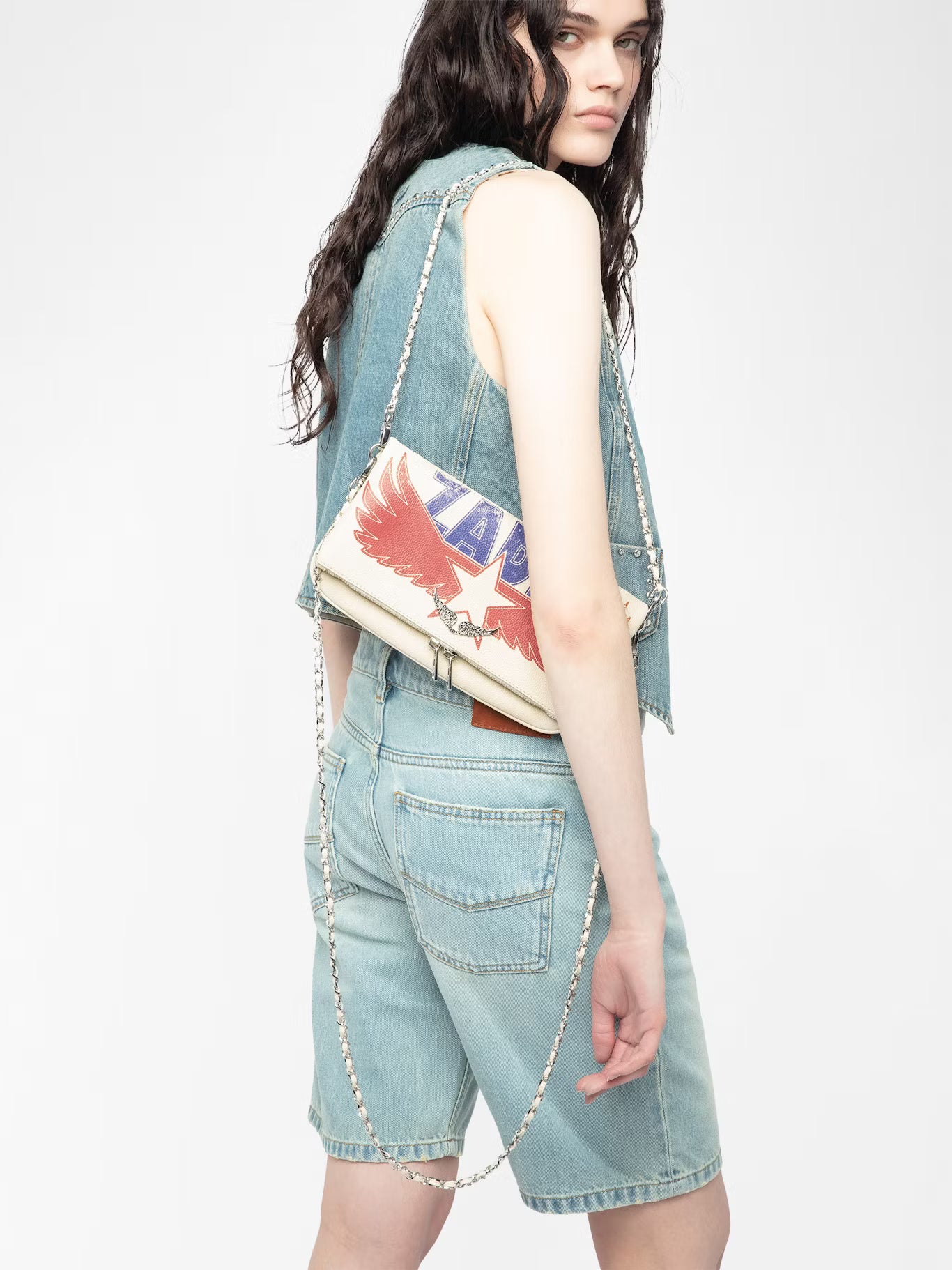 Zadig & Voltaire Rock Clutch in Flash-America Bag