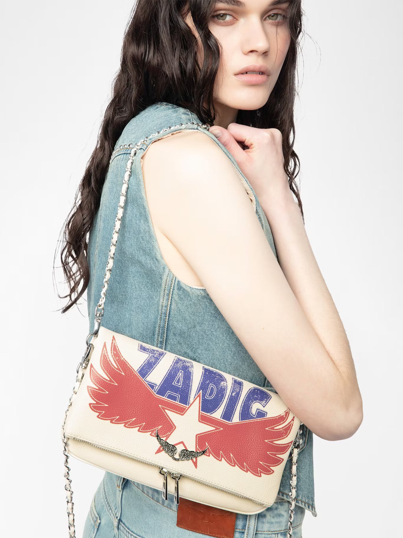 Zadig & Voltaire Rock Clutch in Flash-America Bag