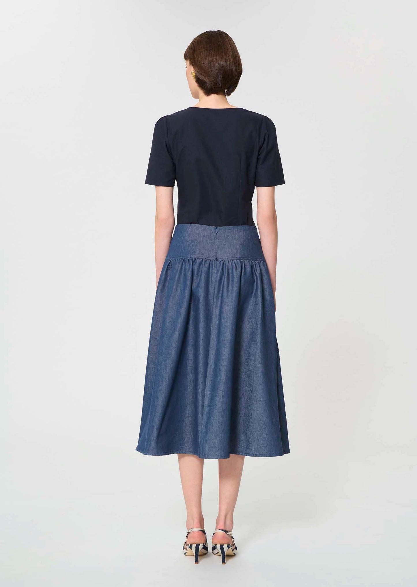 Tara Jarmon - Jude Skirt - Light Blue Denim