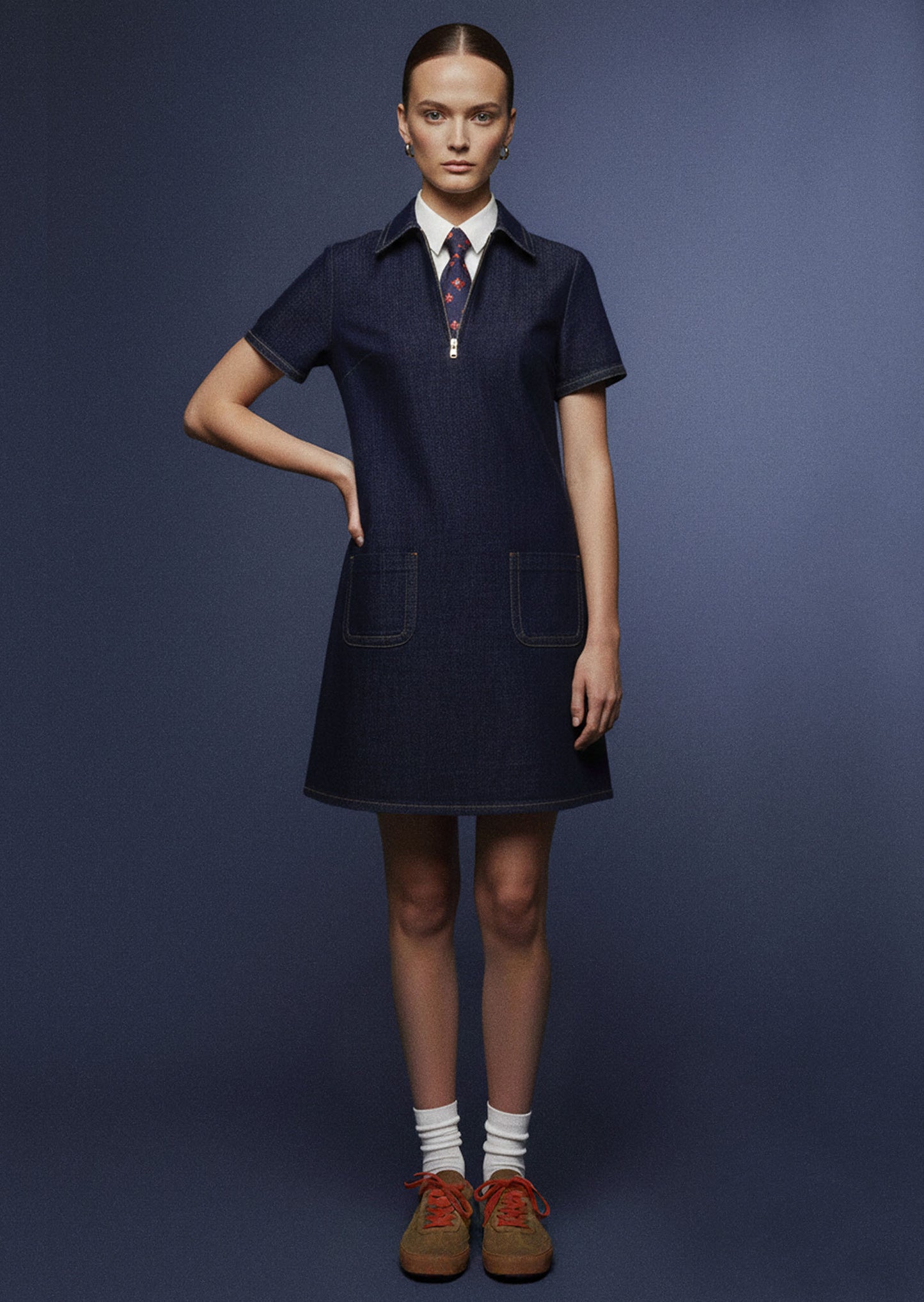Tara Jarmon - Rubina Dress - Raw Denim