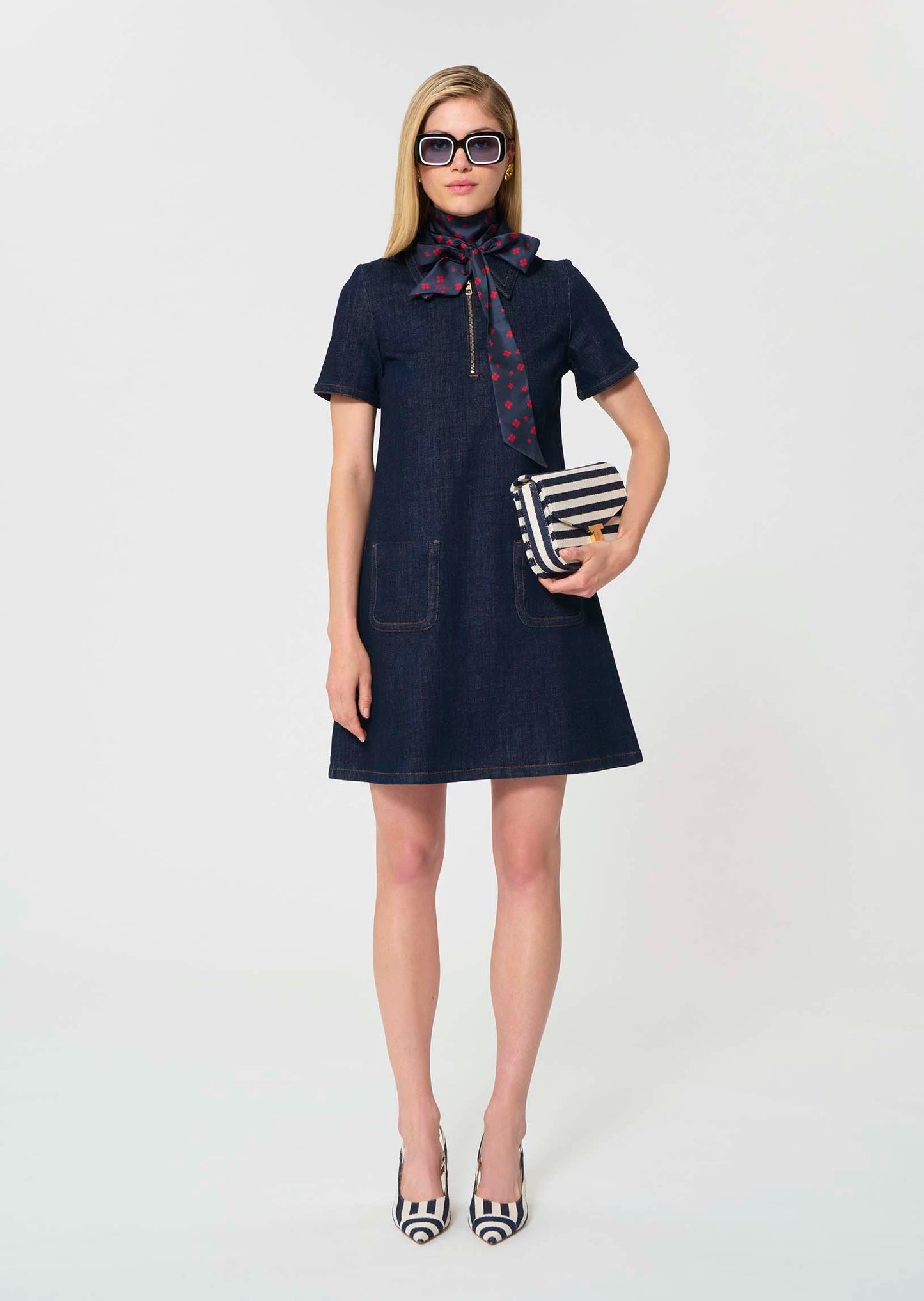 Tara Jarmon - Rubina Dress - Raw Denim