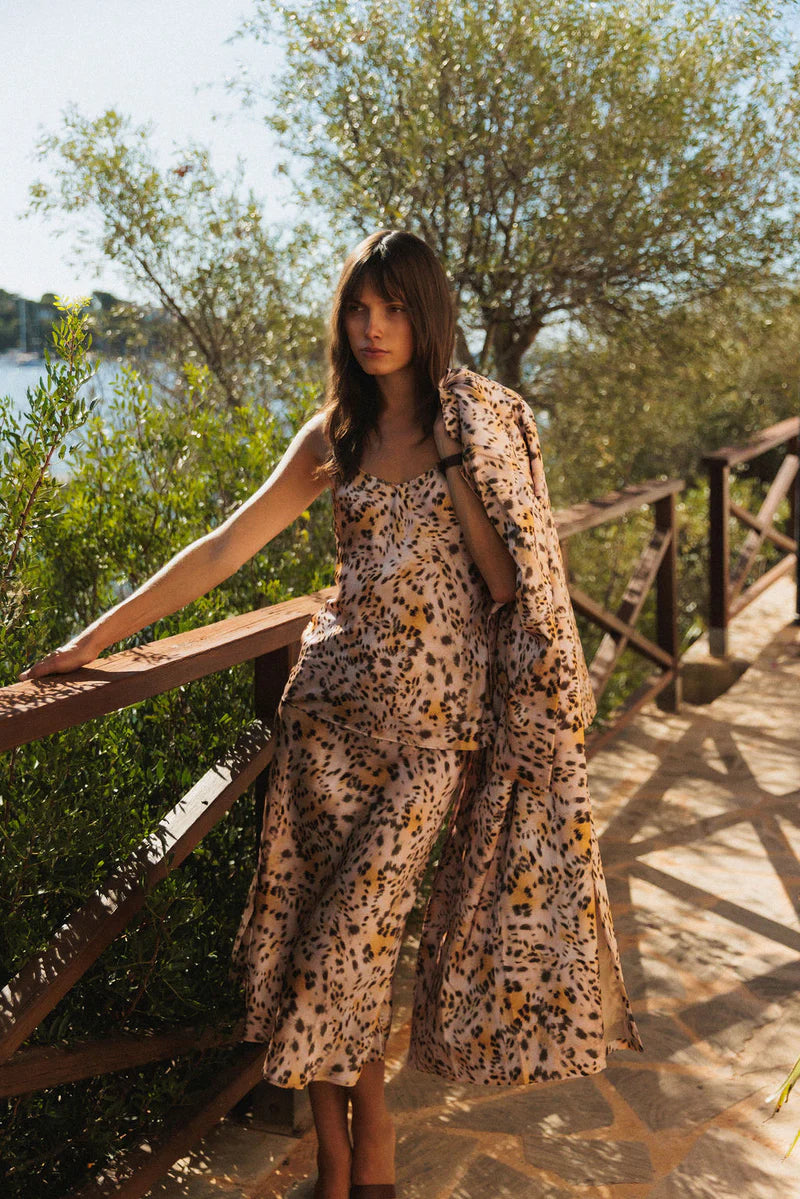 Catherine Gee - Basic Cami - Blush Leopard