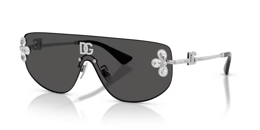 Dolce&Gabbana - 0DG2333B - Silver w/Dark Grey Lens