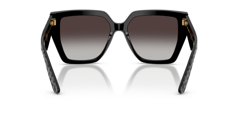 Dolce&Gabbana - 0DG4438 - Black Texture w/Grey Gradient Lens
