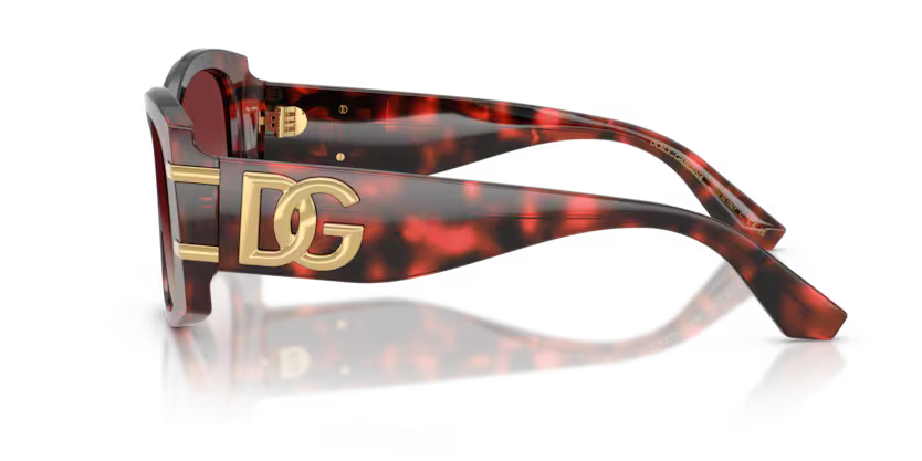 Dolce&Gabbana - 0DG4501 - Red Havana w/Clear Gradient Dark Brandy Lens
