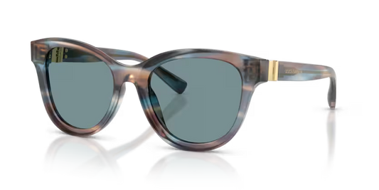 Dolce&Gabbana - 0DG4533 - Striped Blue w/Teal Blue Lens