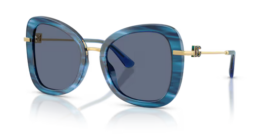 Dolce&Gabbana - 0DG4535 - Striped Blue w/Blue Lens