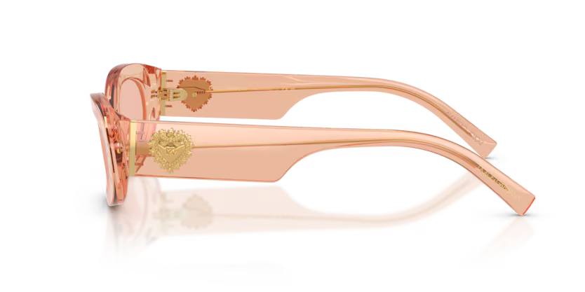 Dolce&Gabbana - 0DG4537 - Nude Transparent w/Dark Pink Lens