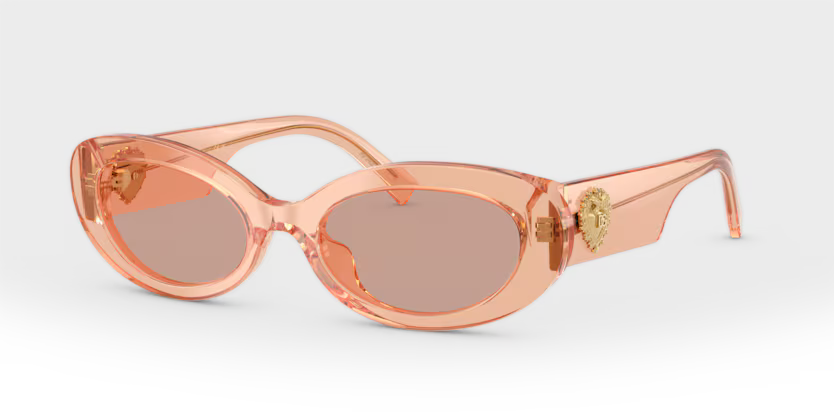 Dolce&Gabbana - 0DG4537 - Nude Transparent w/Dark Pink Lens