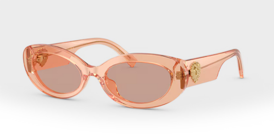 Dolce&Gabbana - 0DG4537 - Nude Transparent w/Dark Pink Lens