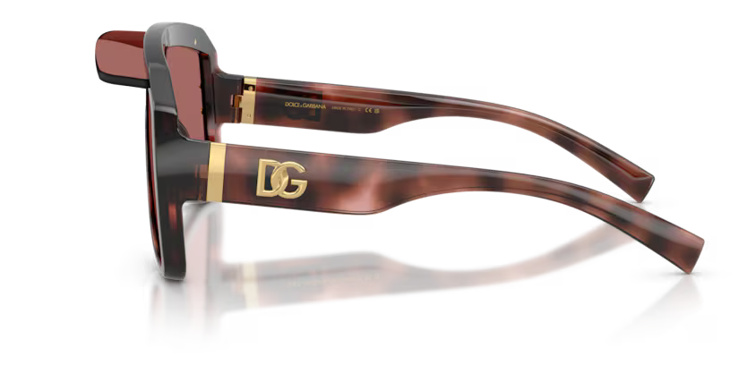 Dolce&Gabbana - 0DG6205 - Pink Havana w/Dark Violet Lens