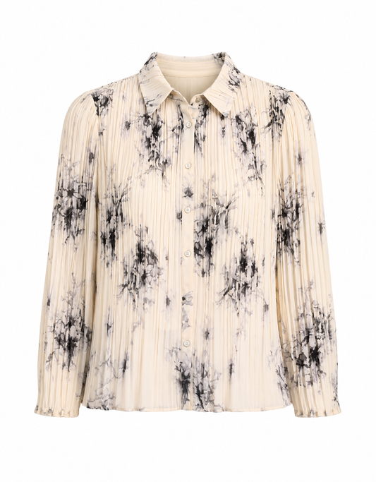 Cinq a Sept - Delaine Top - Gardenia/Black