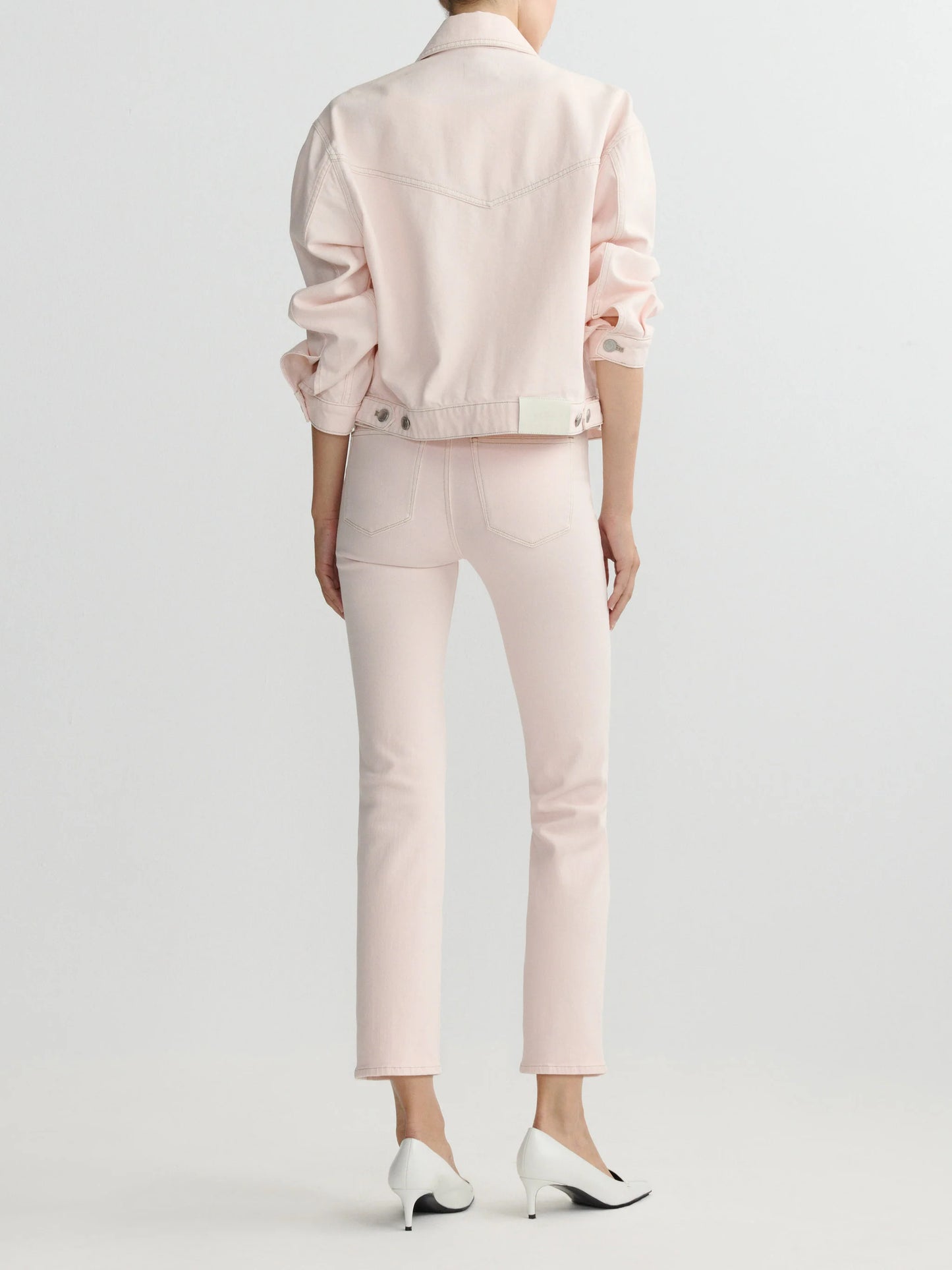 DL1961 - Mara Straight Mid Rise Instasculpt™™ Ankle Jeans - Ballet