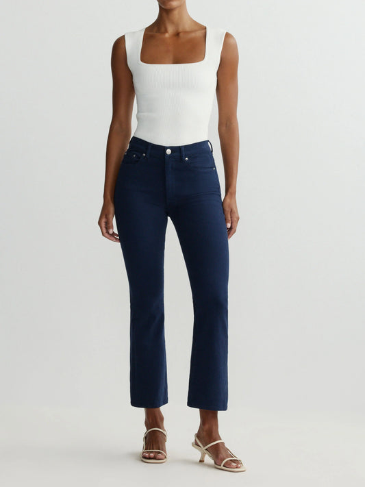 DL1961 - Bridget Boot High Rise Instasculpt™ Crop Jeans - Bright Navy