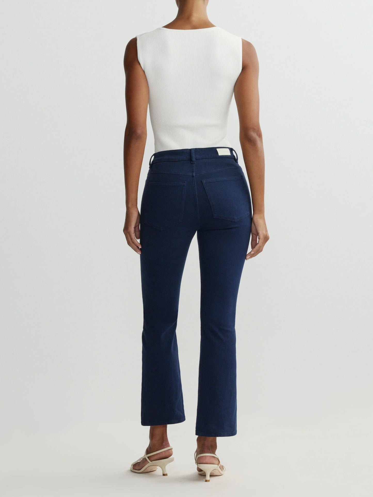 DL1961 - Bridget Boot High Rise Instasculpt™ Crop Jeans - Bright Navy