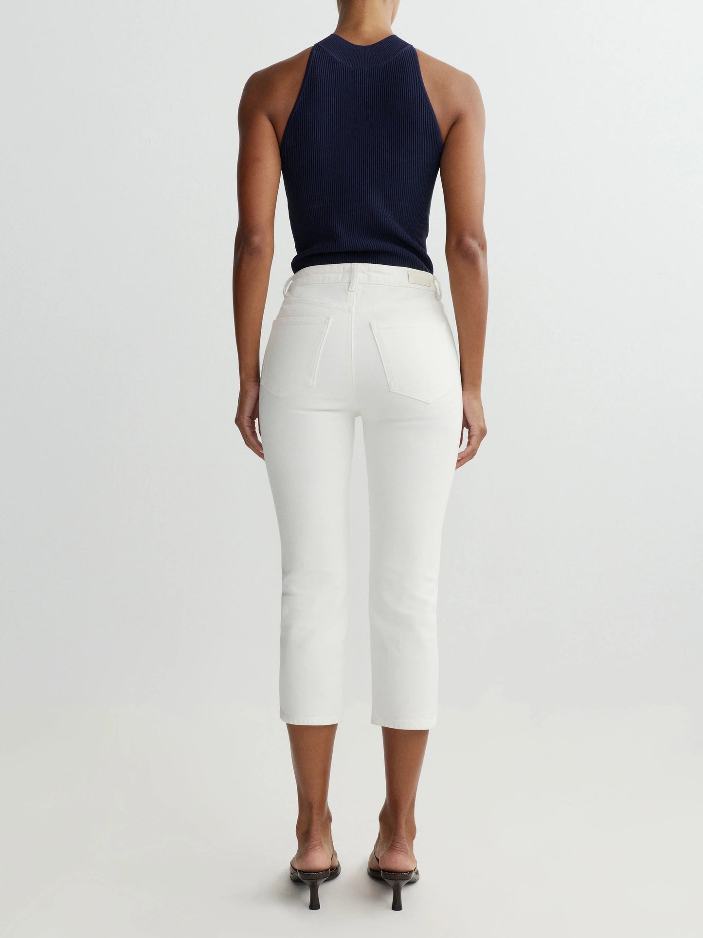DL1961 - Mock Neck Top Instasculpt™ Rib - Bright Navy