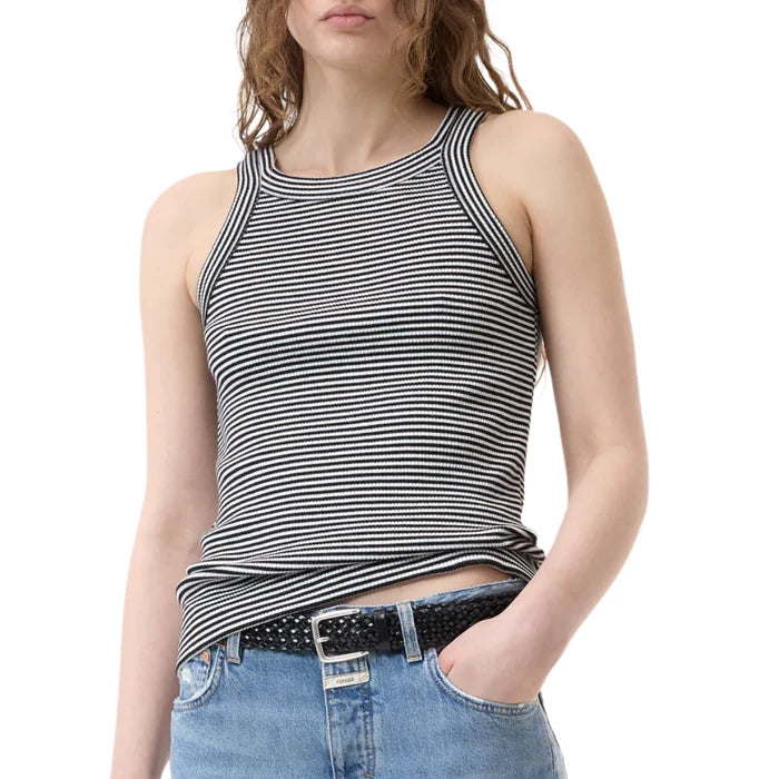 Closed - Racer Top - Ivory Stripe