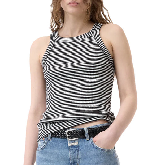 Closed - Racer Top - Ivory Stripe