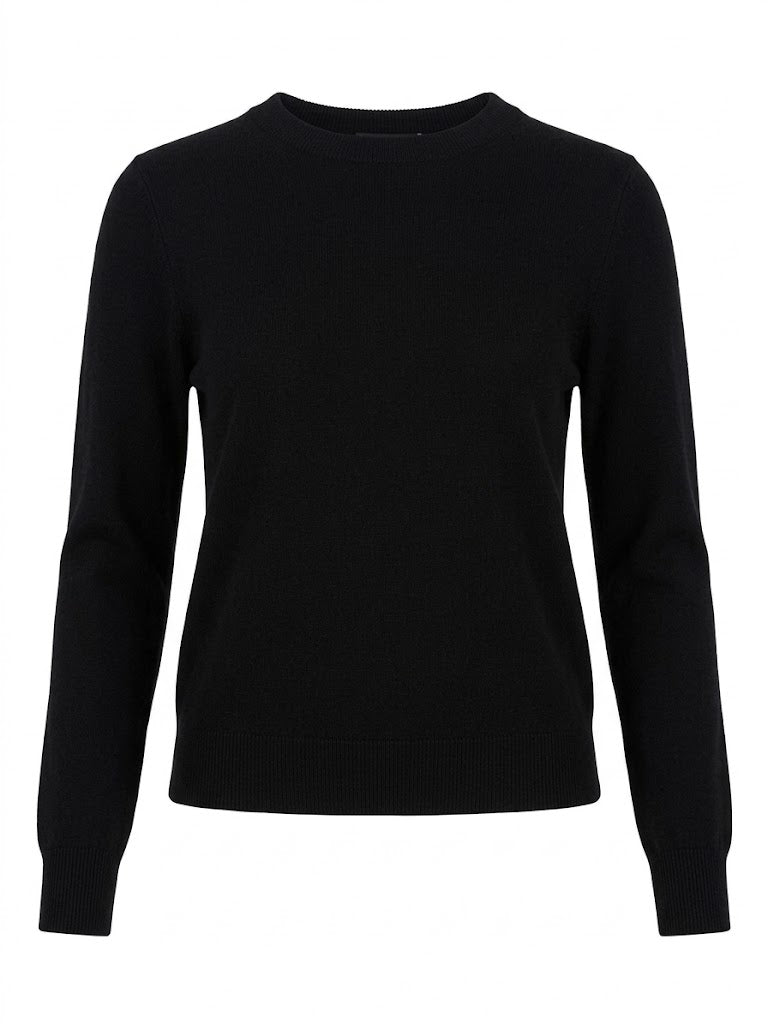 La Prestic Ouiston - Ras Crew Sweater - Black