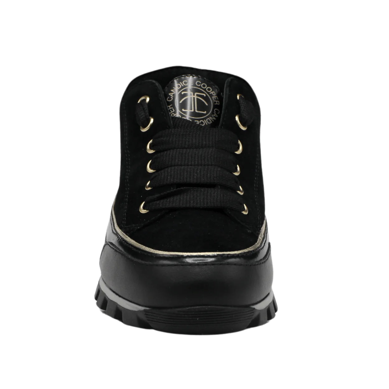 Candice Cooper Janis Velvet Suede Sneaker Black
