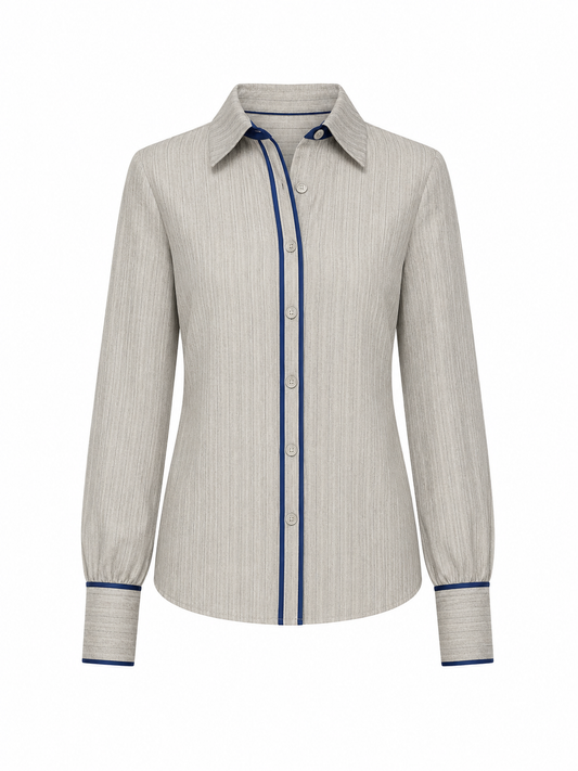 Janet Howard - Johnny Shirt - Tan