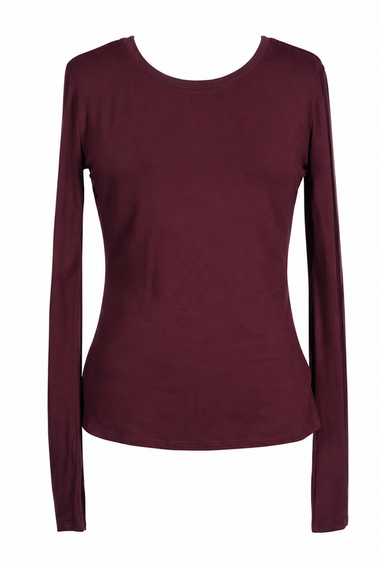 MILA - Long Sleeve Crew - Pinot