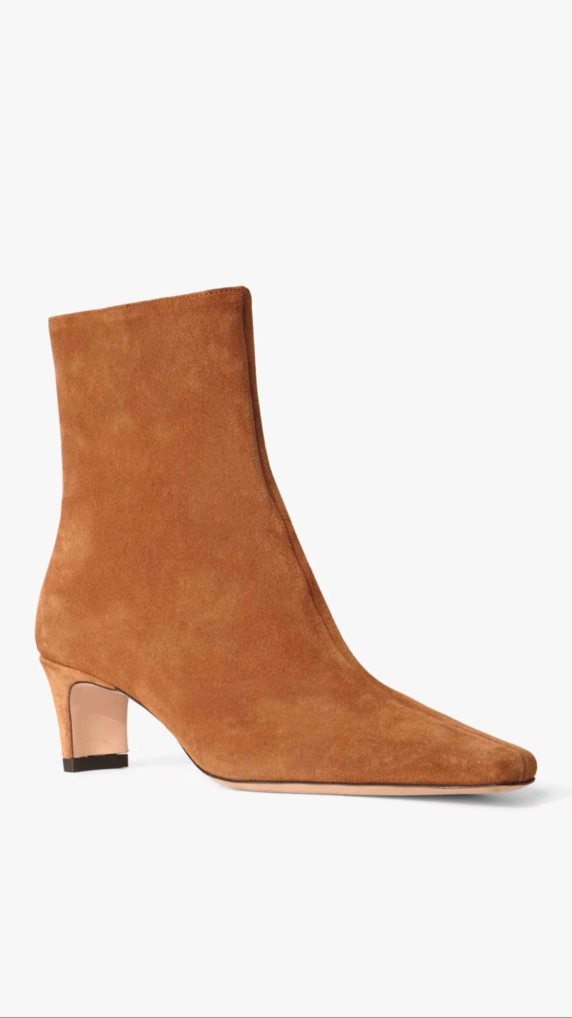 Staud- Wally Ankle Boot- Tan Suede